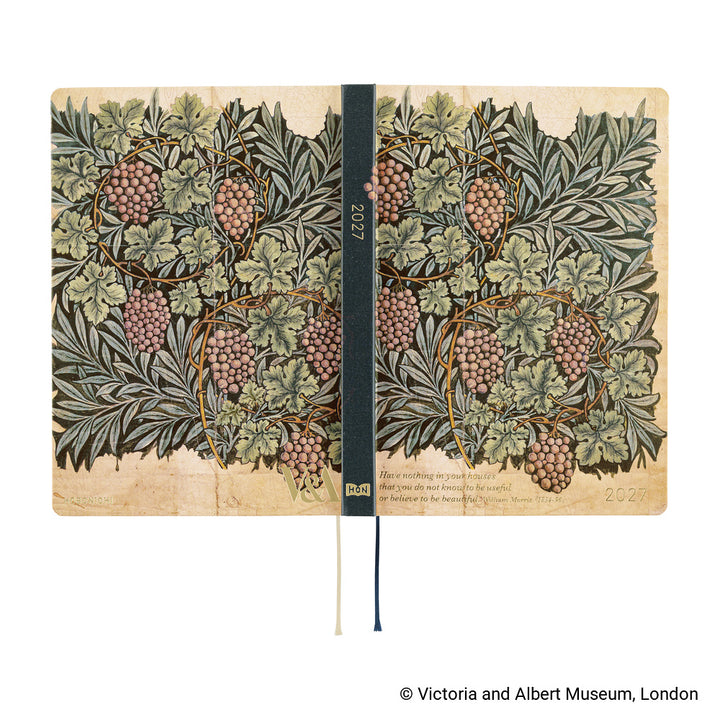 Hobonichi Techo 2026 A5 HON Planner | V&A Series: Vine | English