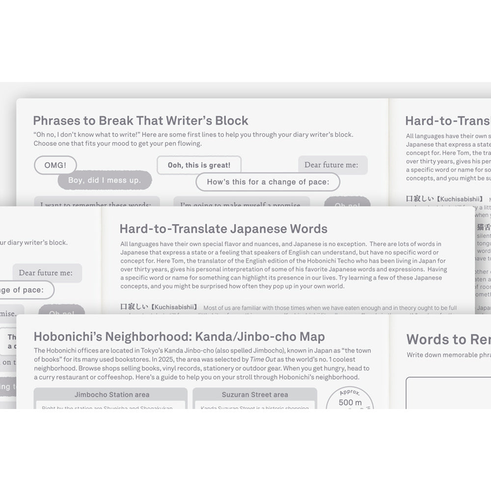 Hobonichi Techo 2027 A5 Cousin Planner | Book Only | English