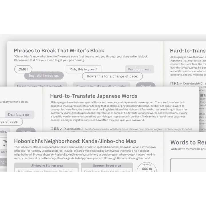 Hobonichi Techo 2027 A5 Cousin Planner | Book Only | English