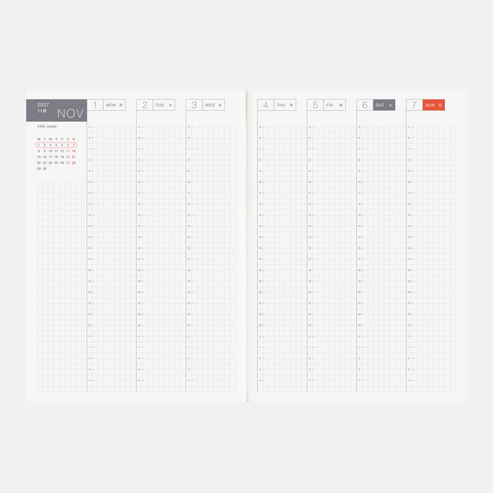 Hobonichi Techo 2027 A5 Cousin Planner | Book Only | English