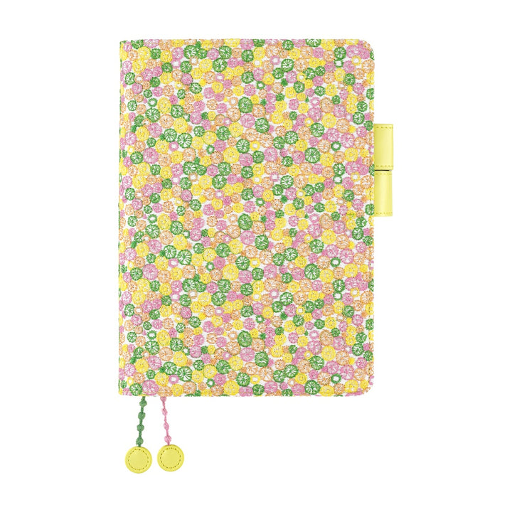 Hobonichi Techo A5 Cousin Cover with Planner | minä perhonen: skyful (Yellow) | English Mon Start