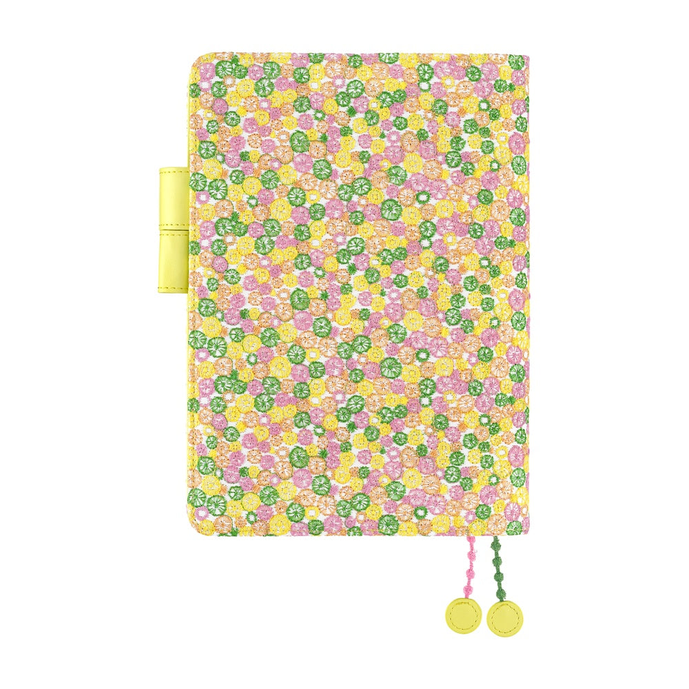 Hobonichi Techo A5 Cousin Cover with Planner | minä perhonen: skyful (Yellow) | English Mon Start
