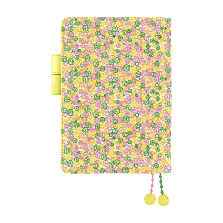 Hobonichi Techo A5 Cousin Cover with Planner | minä perhonen: skyful (Yellow) | English Mon Start