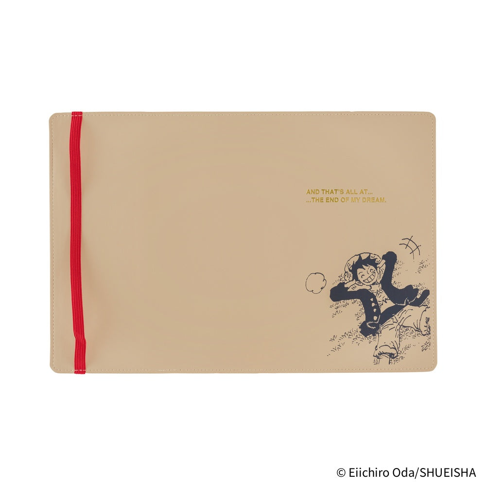 Hobonichi Techo A5 Cousin Cover with Planner | ONE PIECE magazine: End of Luffy’s Dream (Sand Beige) | English Mon Start
