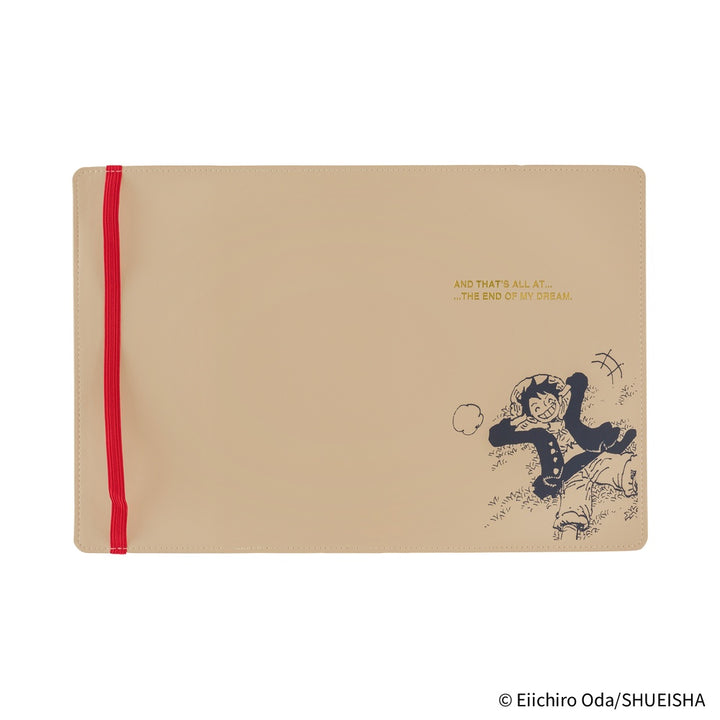 Hobonichi Techo A5 Cousin Cover with Planner | ONE PIECE magazine: End of Luffy’s Dream (Sand Beige) | English Mon Start