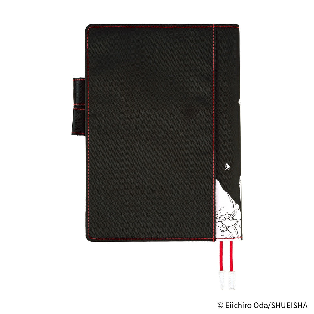 Hobonichi Techo A5 Cousin Cover with Planner | ONE PIECE magazine: Straw Hat Luffy (Black) | English Mon Start