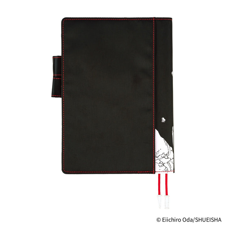 Hobonichi Techo A5 Cousin Cover with Planner | ONE PIECE magazine: Straw Hat Luffy (Black) | English Mon Start