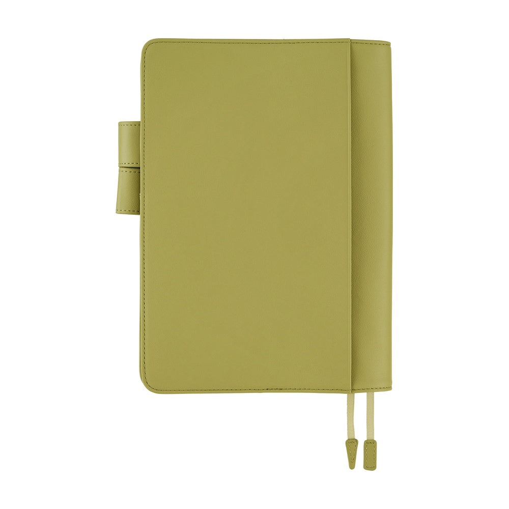 Hobonichi Techo A5 Cousin Cover with Planner | Leather: Sage Green | English Mon Start
