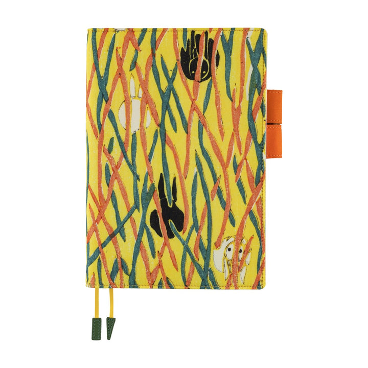 Hobonichi Techo A5 Cousin Cover with Spring Planner | Unsodo: Bijutsukai (Wild Rabbits) | Japanese April Start