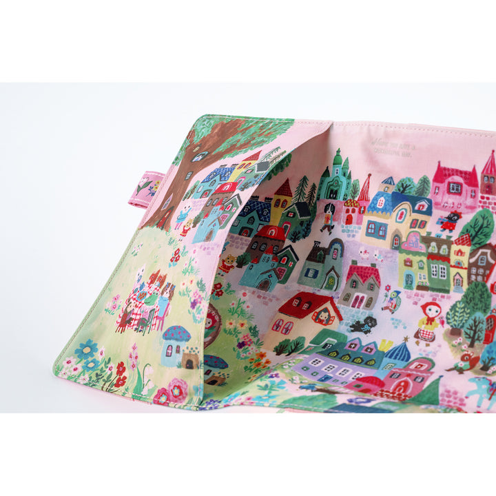 Hobonichi Techo A5 Cousin Cover | Yumi Kitagishi: White Cat Village
