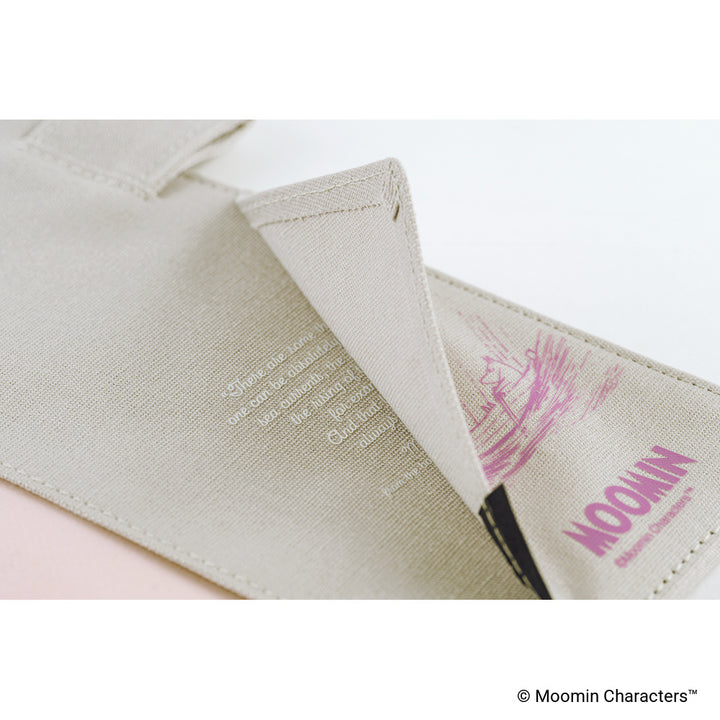 Hobonichi Techo A5 Cousin Cover | Moomin: My Yard (Pink Gray)