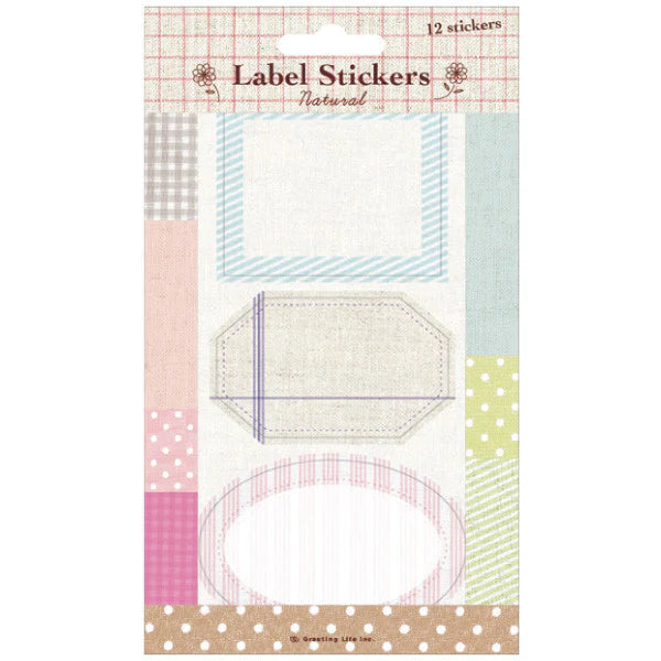 Natural Label Stickers