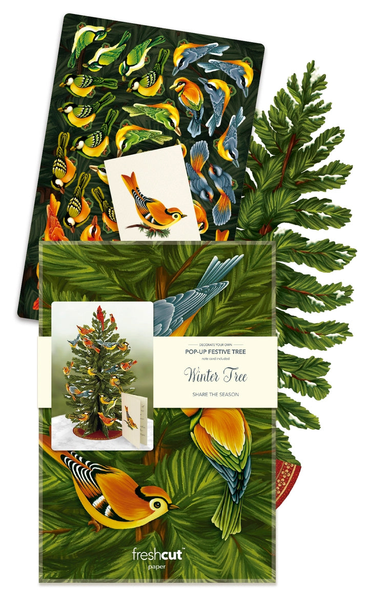 Winter Tree Large Pop-Up Card