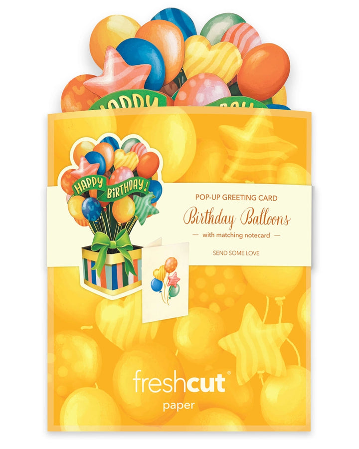 Birthday Balloons Mini Pop-Up Card