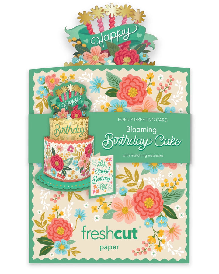 Blooming Birthday Cake Mini Pop-Up Card
