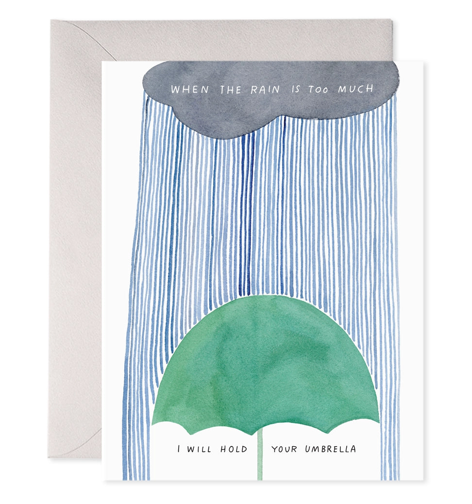 Hold Your Umbrella | Greeting Card