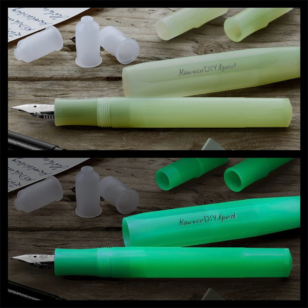 Create Your Own Kaweco DIY Sport Glow in the Dark Fountain Pen
