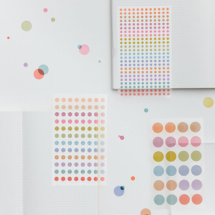 TSUKI no IRO: Transparent Dot Stickers (3.5mm)