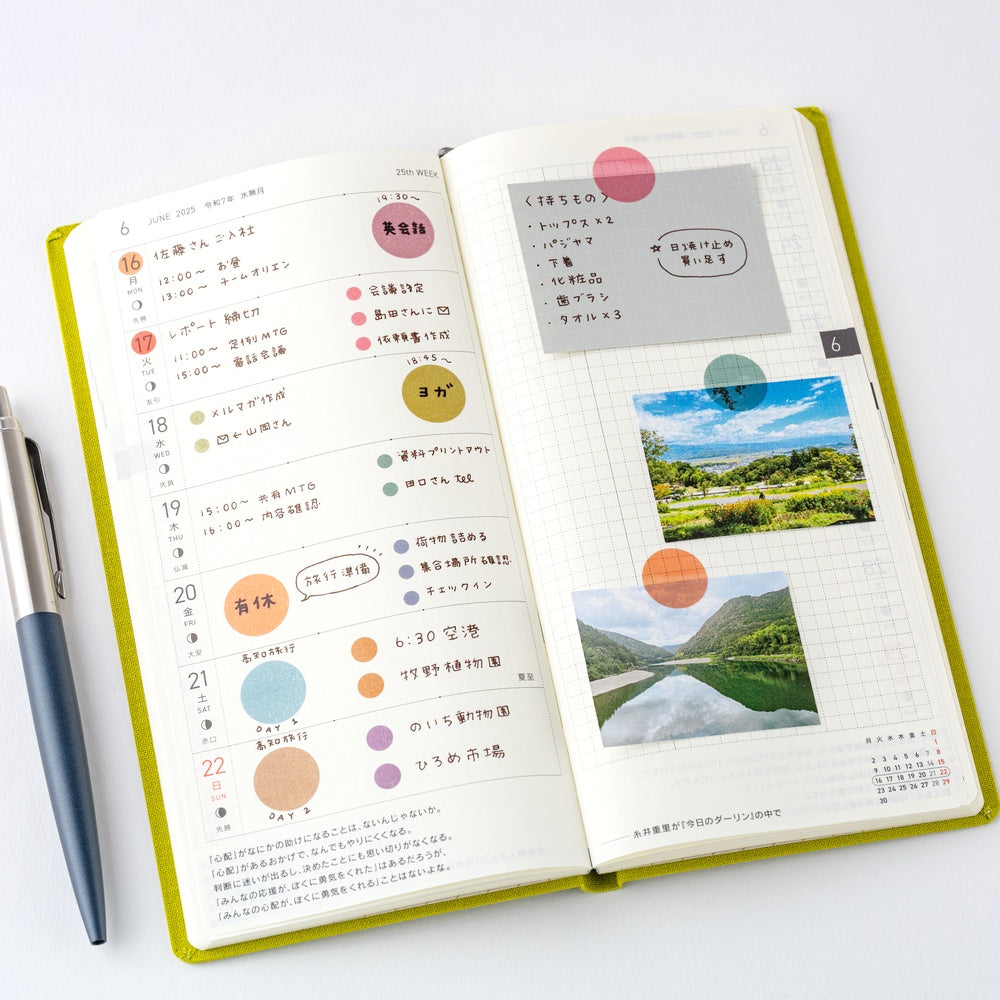 TSUKI no IRO: Transparent Dot Stickers (3.5mm)