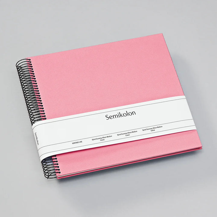 Semikolon Medium Spiral Photo Album | Flamingo