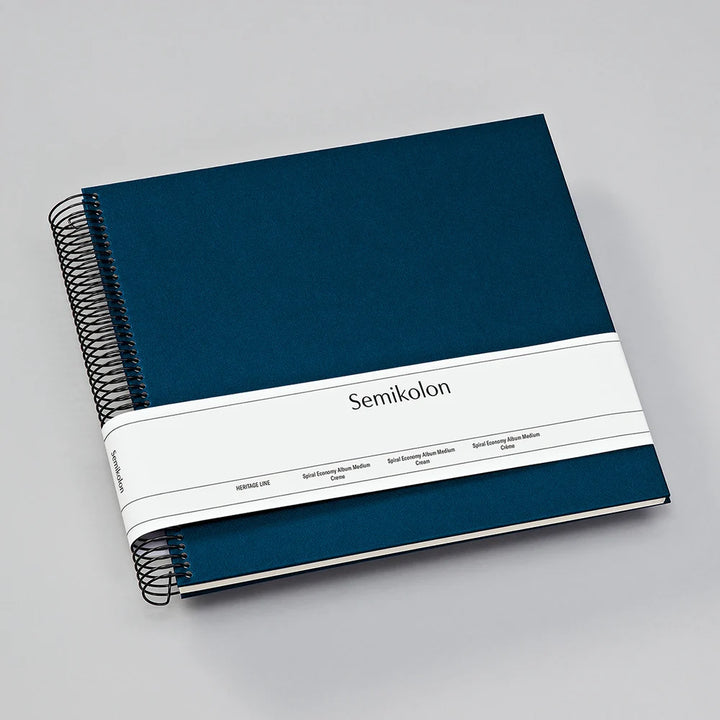 Semikolon Medium Spiral Photo Album | Marine