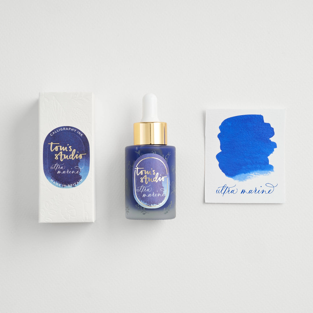 Tom's Studio Ultra Marine Blue Calligraphy Ink