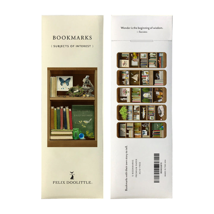 Subjects of Interest | Illustrated Bookmarks