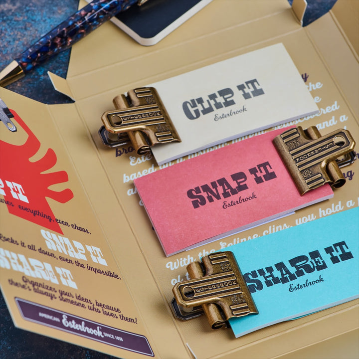 Eclipse 3-Piece Clip Set |  Brass