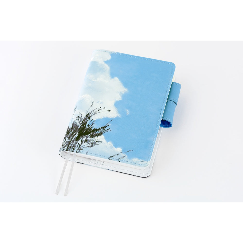 Hobonichi Techo A6 Original Cover with Planner | Kyohei Sakaguchi: Field Sky | English Mon Start