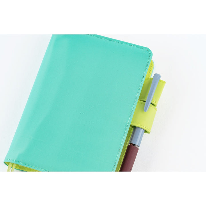 Hobonichi Techo A6 Original Cover with Planner | Colors: Aqua Lime | English Mon Start
