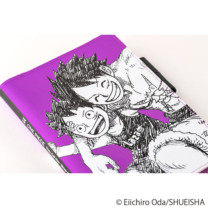 Hobonichi Techo A5 Cousin Cover | ONE PIECE magazine: Straw Hat Luffy (Purple) *