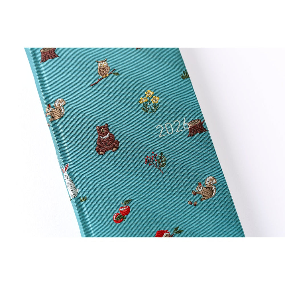 Hobonichi Techo 2026 Weeks MEGA Planner | Bow & Tie: In the Forest | English