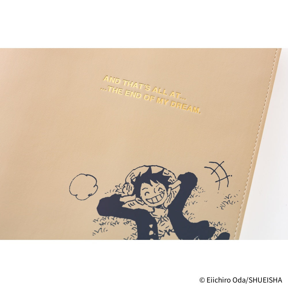 Hobonichi Techo A5 Cousin Cover with Planner | ONE PIECE magazine: End of Luffy’s Dream (Sand Beige) | English Mon Start