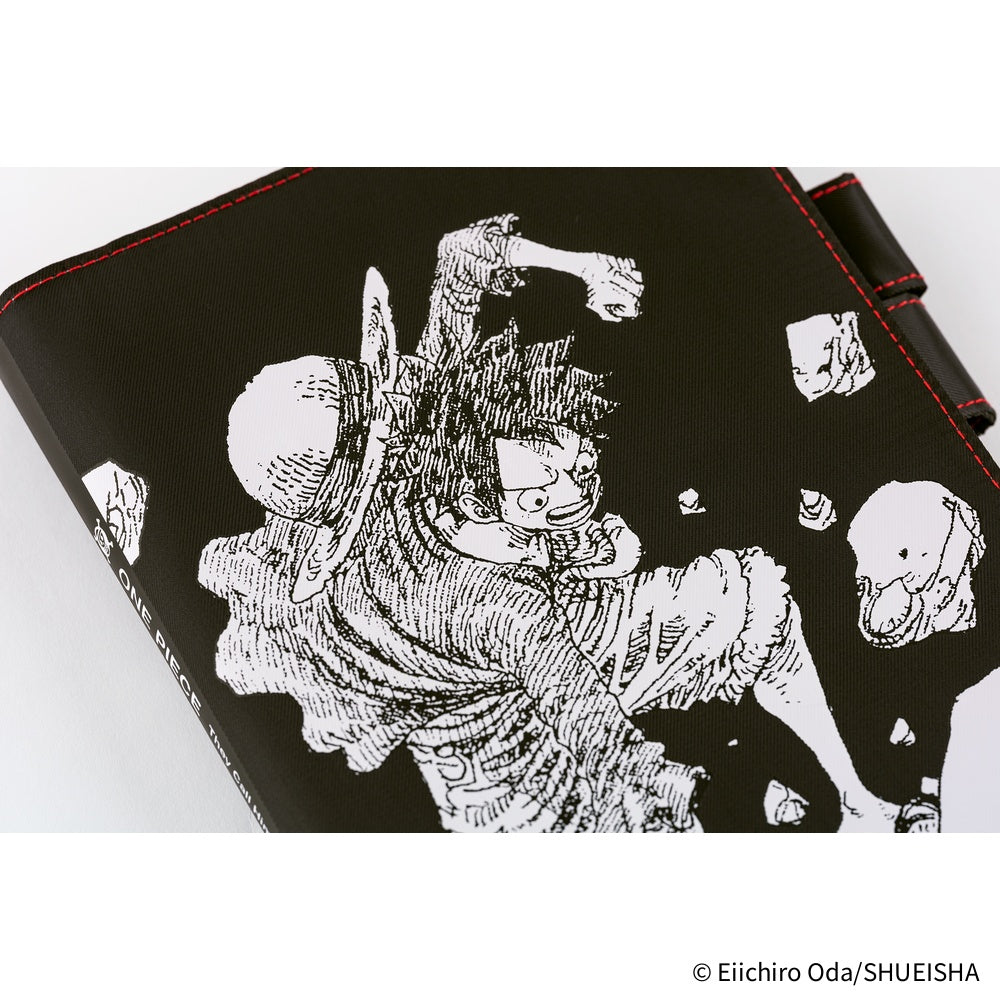 Hobonichi Techo A5 Cousin Cover with Planner | ONE PIECE magazine: Straw Hat Luffy (Black) | English Mon Start