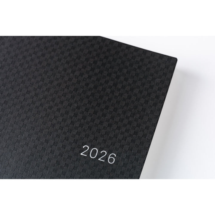 Hobonichi Techo 2026 A5 HON Planner | Paper Series: Black Gingham | English
