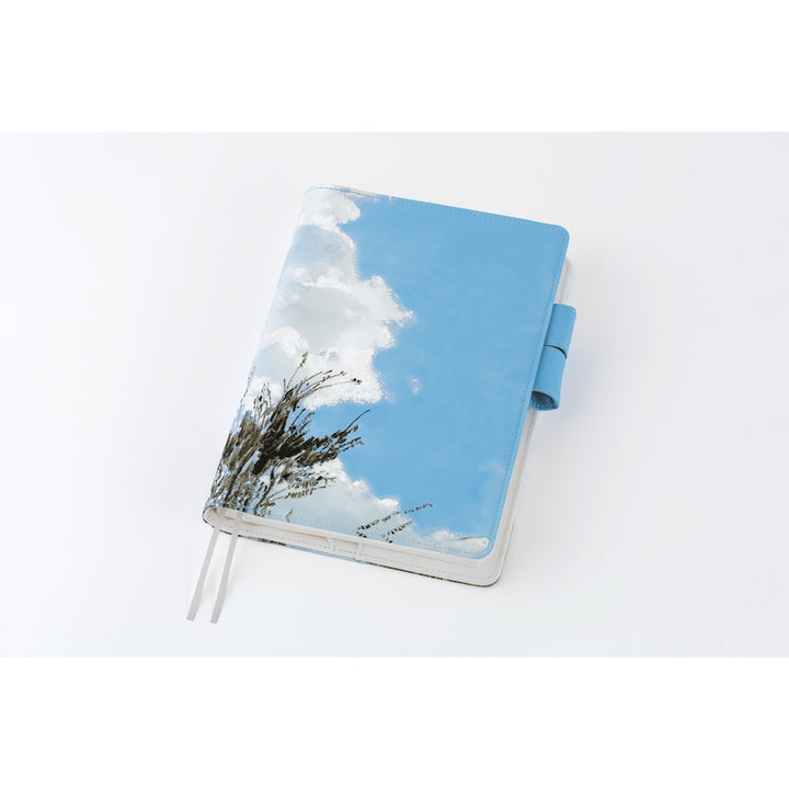 Hobonichi Techo A5 Cousin Cover with Spring Planner | Kyohei Sakaguchi: Field Sky | Japanese April Start