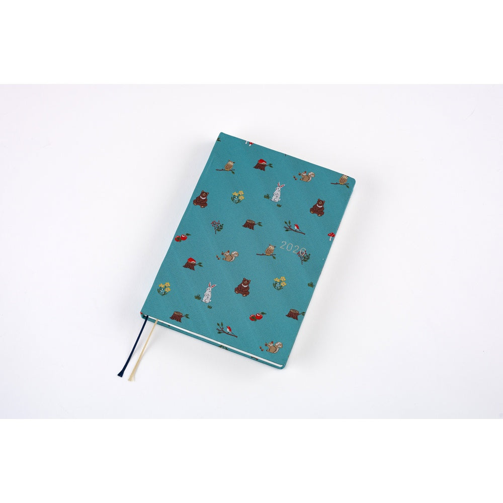Hobonichi Techo 2026 A5 HON Planner | Bow & Tie: In the Forest | English