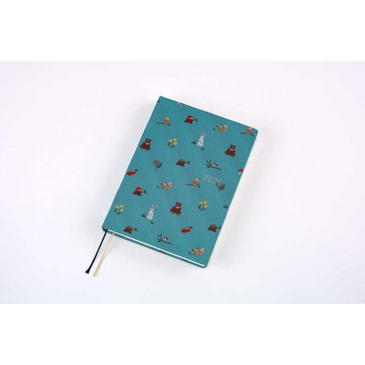 Hobonichi Techo 2026 A5 HON Planner | Bow & Tie: In the Forest | English