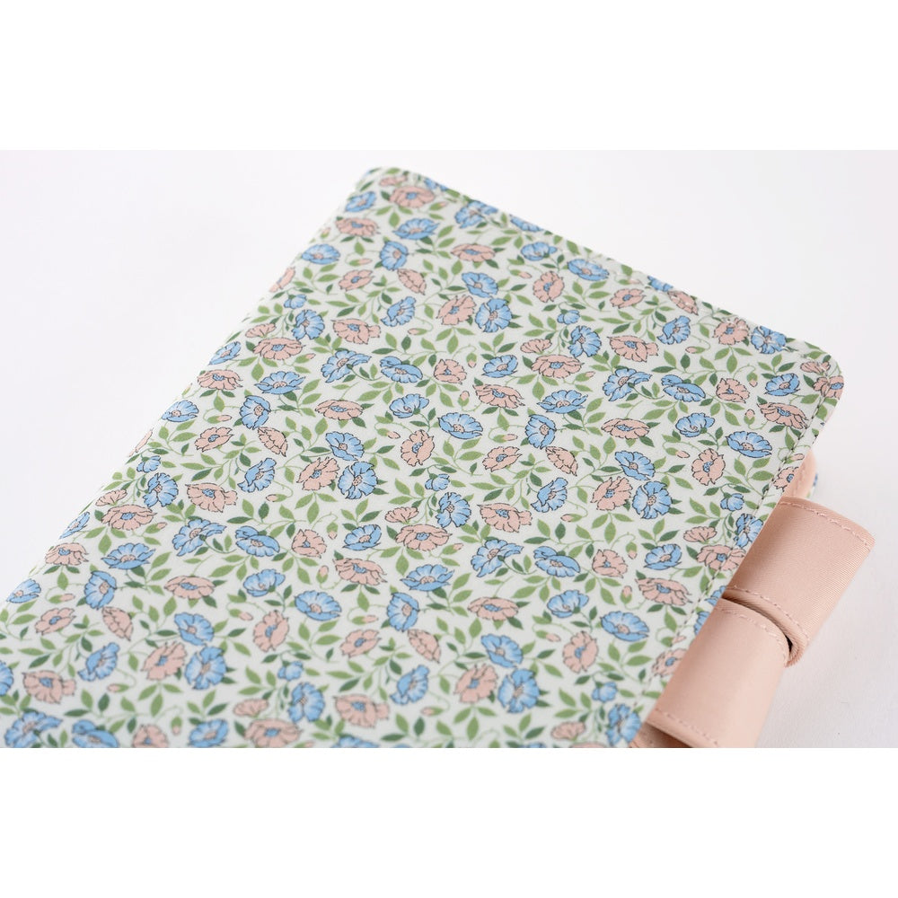 Hobonichi Techo A6 Original Cover with Planner | Liberty Fabrics: Sasha Kiora | English Mon Start