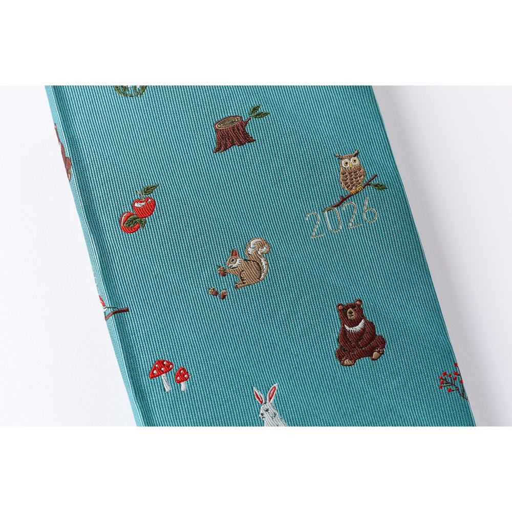 Hobonichi Techo 2026 Weeks Planner | Bow & Tie: In the Forest | English
