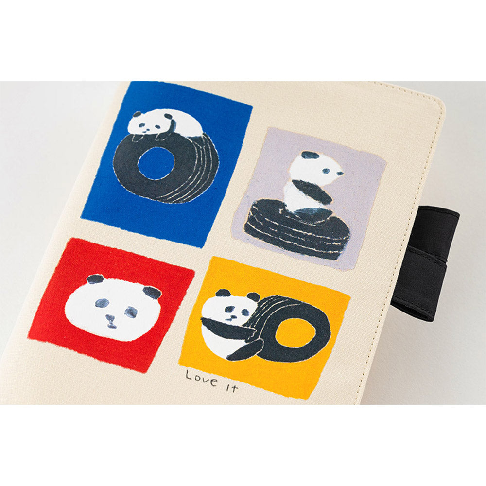 Hobonichi Techo A5 Cousin Cover | Jin Kitamura: Love it Panda *