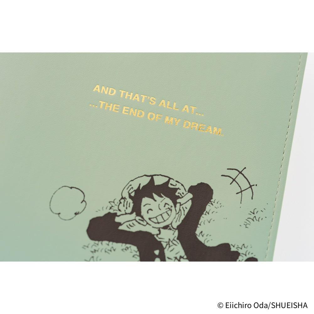 Hobonichi Techo A6 Original Cover with Planner | ONE PIECE magazine: End of Luffy’s Dream (Mint Green) | English Mon Start
