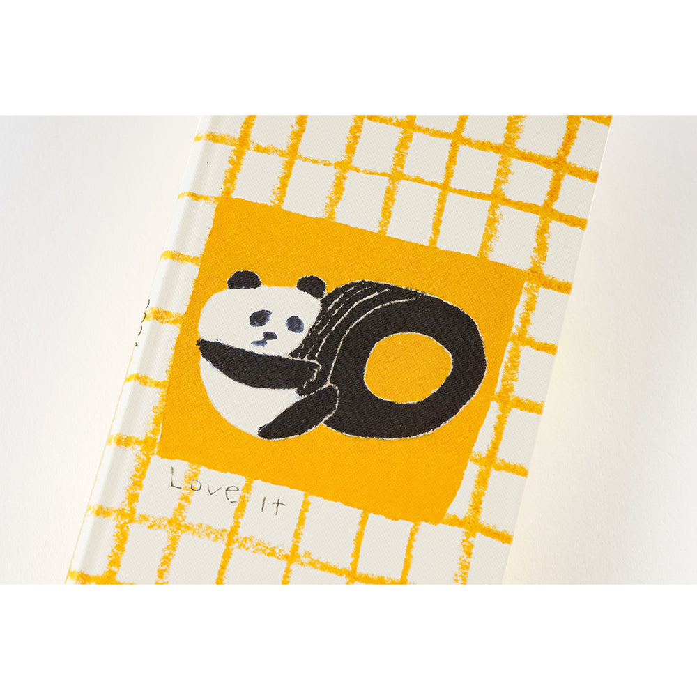 Hobonichi Techo 2024 Weeks Planner | Jin Kitamura: Love it Panda Yellow Plaid | English *