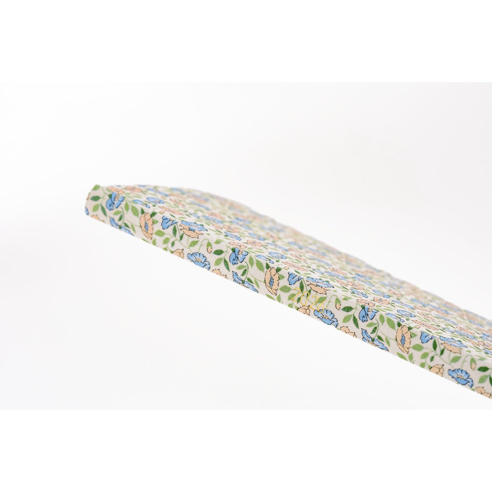 Hobonichi Techo 2026 APRIL Starts Week Planner | Liberty Fabrics: Sasha Kiora | Japanese