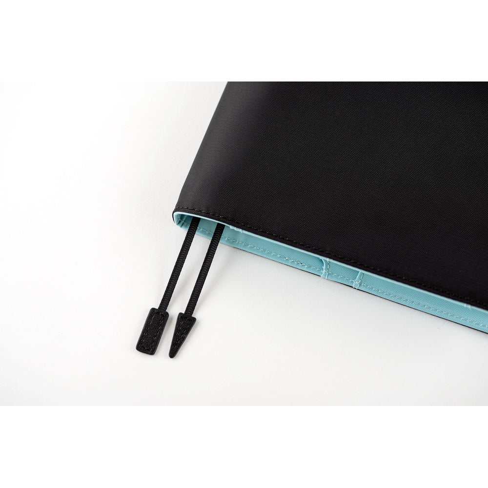 Hobonichi Techo A5 Cousin Cover with Planner | Colors: Black x Clear Blue | English Mon Start