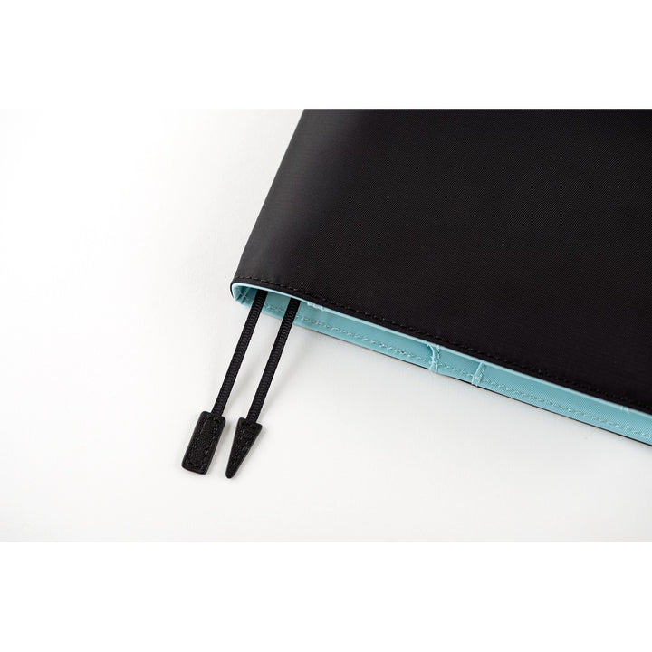 Hobonichi Techo A5 Cousin Cover with Planner | Colors: Black x Clear Blue | English Mon Start