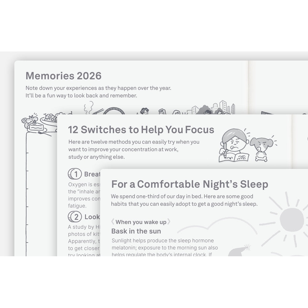 Hobonichi Techo 2026 A6 Original Planner | Book Only | English
