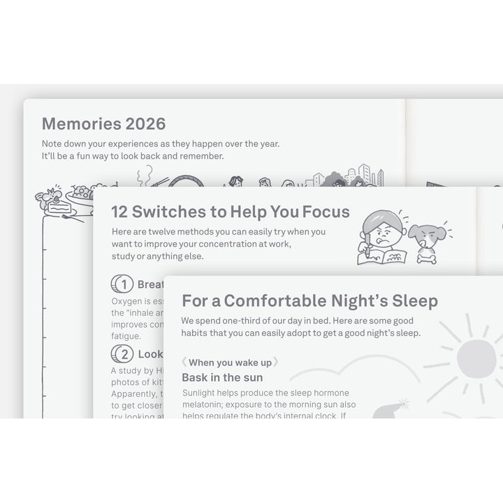 Hobonichi Techo 2026 A6 Original Planner | Book Only | English