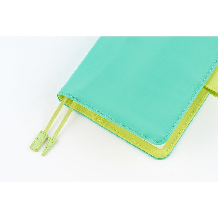 Hobonichi Techo A6 Original Cover with Planner | Colors: Aqua Lime | English Mon Start