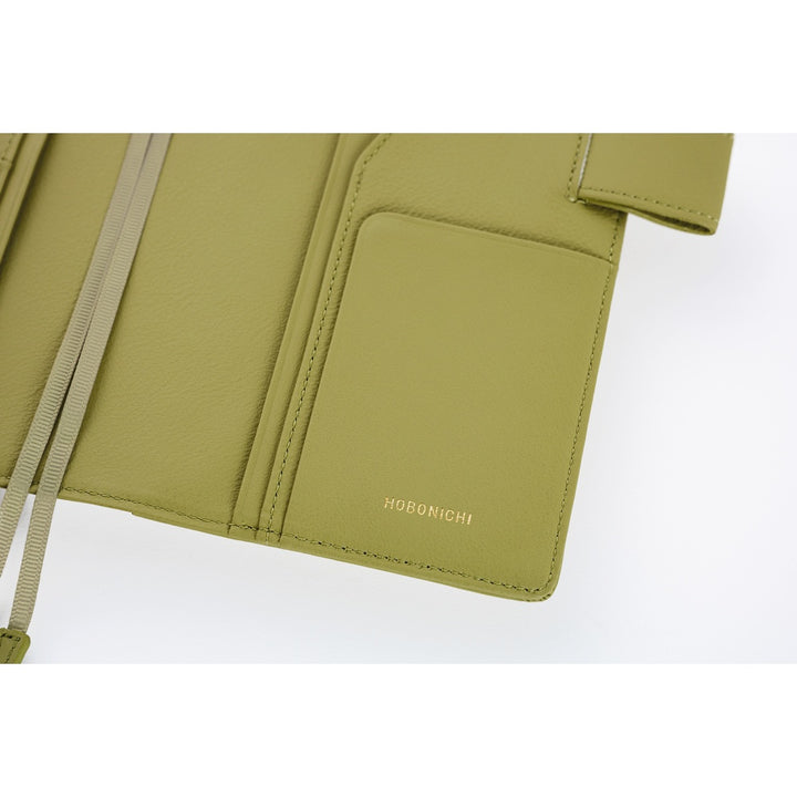 Hobonichi Techo A6 Original Cover with Planner | Leather: Sage Green | English Mon Start